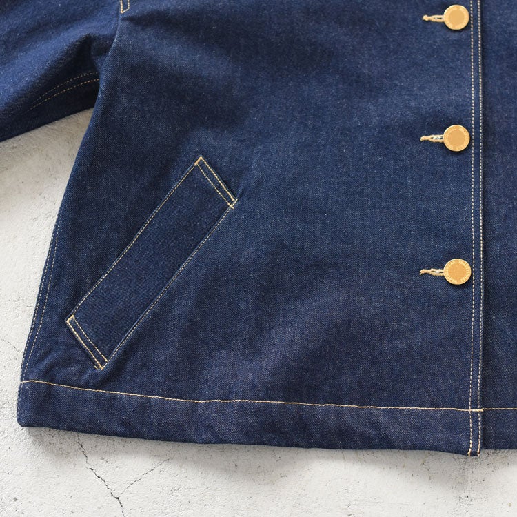MALTON BUTTON THROUGH SHORT DENIM マールトン ボタンスルー ショート デニム