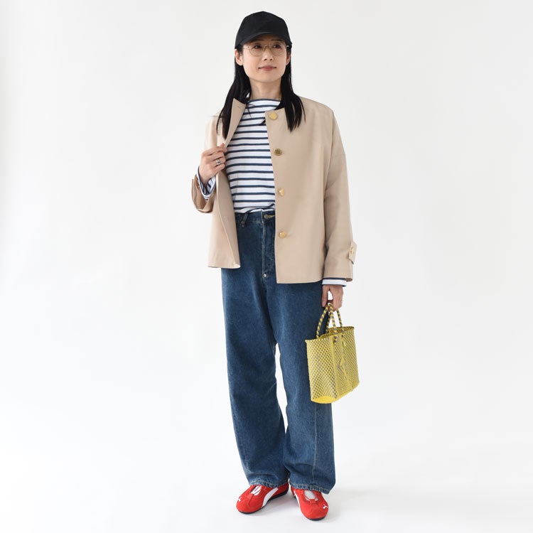 MALTON NO COLLAR SHORT マールトン ノーカラー ショート