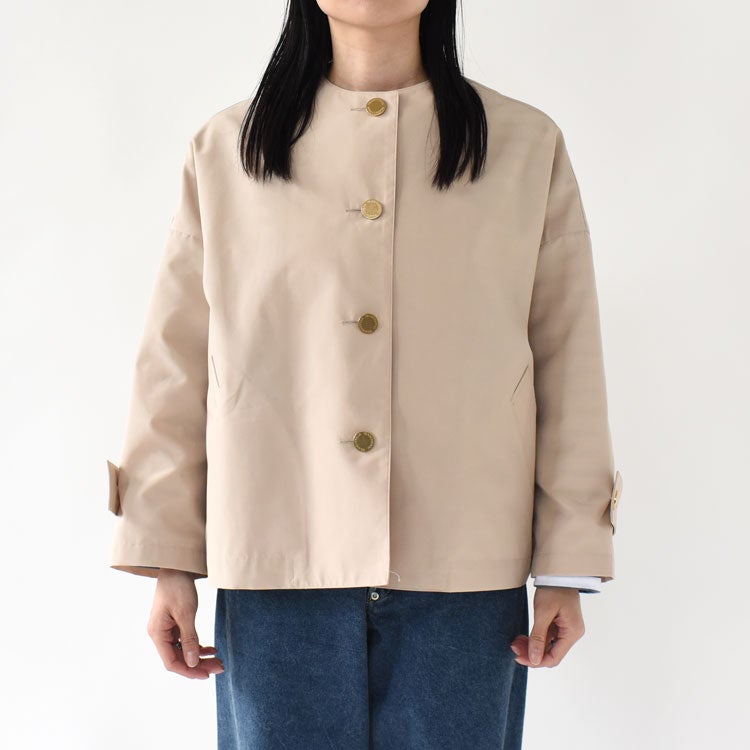 MALTON NO COLLAR SHORT マールトン ノーカラー ショート