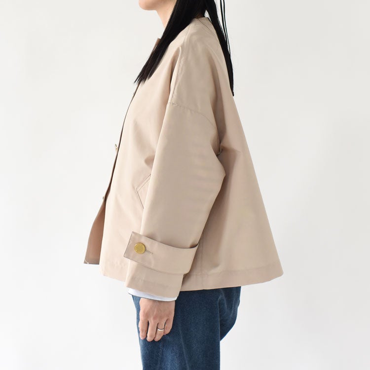 MALTON NO COLLAR SHORT マールトン ノーカラー ショート