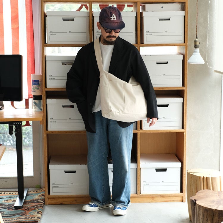 Cotton Canvas Shoulder Bag コットンキャンバス ショルダーバッグ