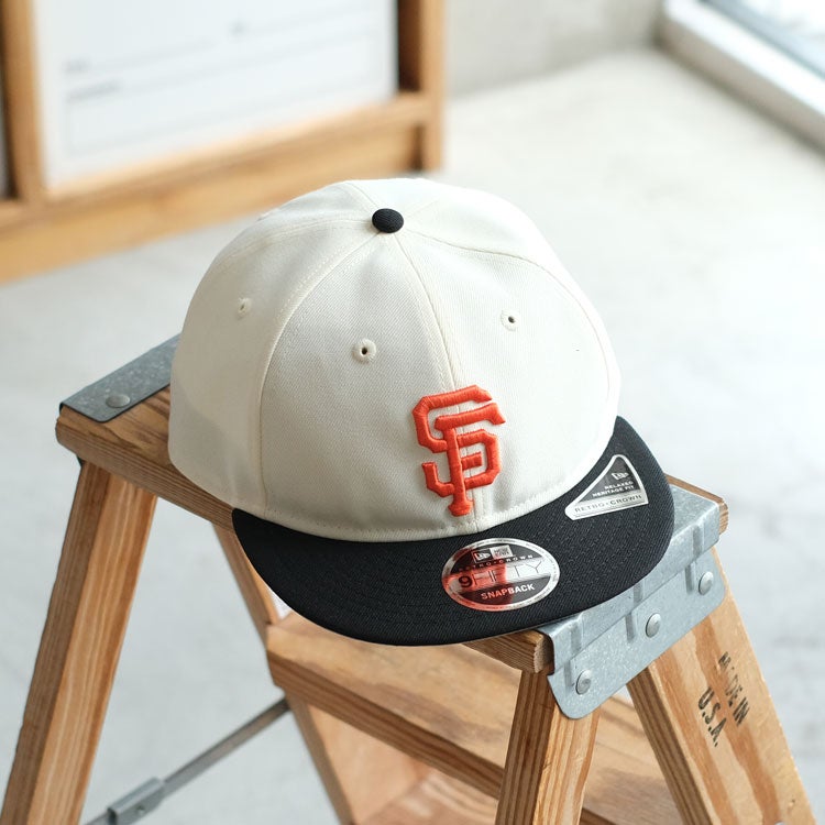 RC 9FIFTY Flat Visor powered by GORO (min-nano) サンフランシスコ・ジャイアンツ クローム/ブラック