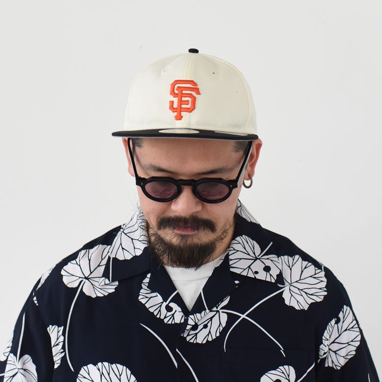 RC 9FIFTY Flat Visor powered by GORO (min-nano) サンフランシスコ・ジャイアンツ クローム/ブラック