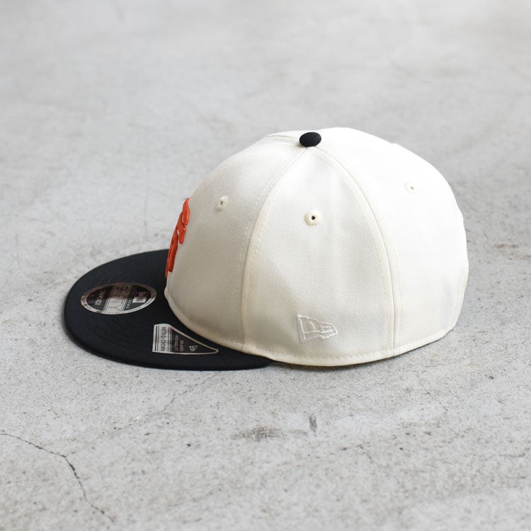 RC 9FIFTY Flat Visor powered by GORO (min-nano) サンフランシスコ・ジャイアンツ クローム/ブラック