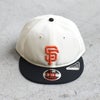 RC 9FIFTY Flat Visor powered by GORO (min-nano) サンフランシスコ・ジャイアンツ クローム/ブラック