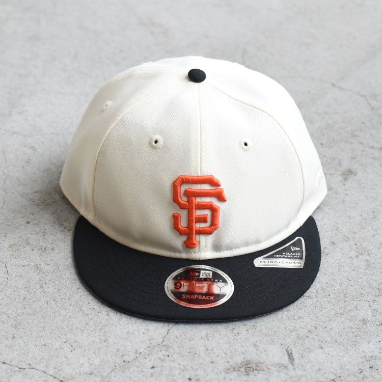 RC 9FIFTY Flat Visor powered by GORO (min-nano) サンフランシスコ・ジャイアンツ クローム/ブラック