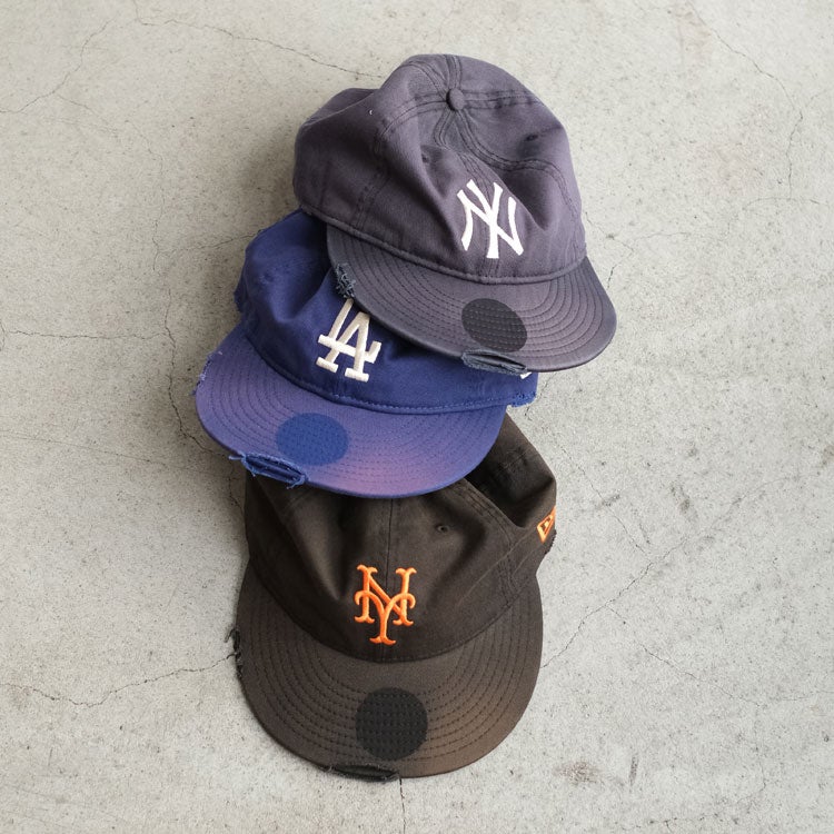 9THIRTY powered by GORO (min-nano) ニューヨーク・ヤンキース/ニューヨーク・メッツ/ロサンゼルス・ドジャース ダメージ/パッカブルバイザー