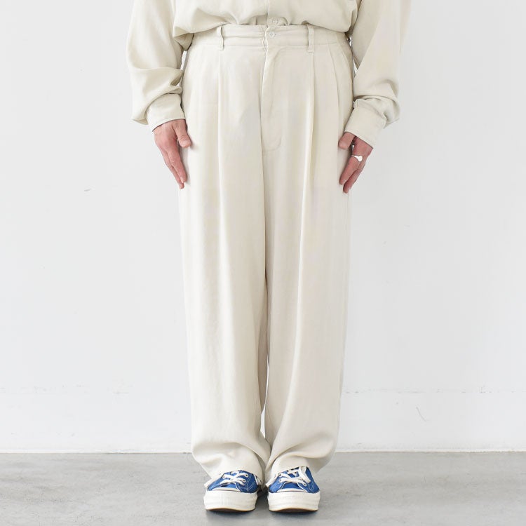 TENCEL WIDE SLACKS テンセルワイドスラックス