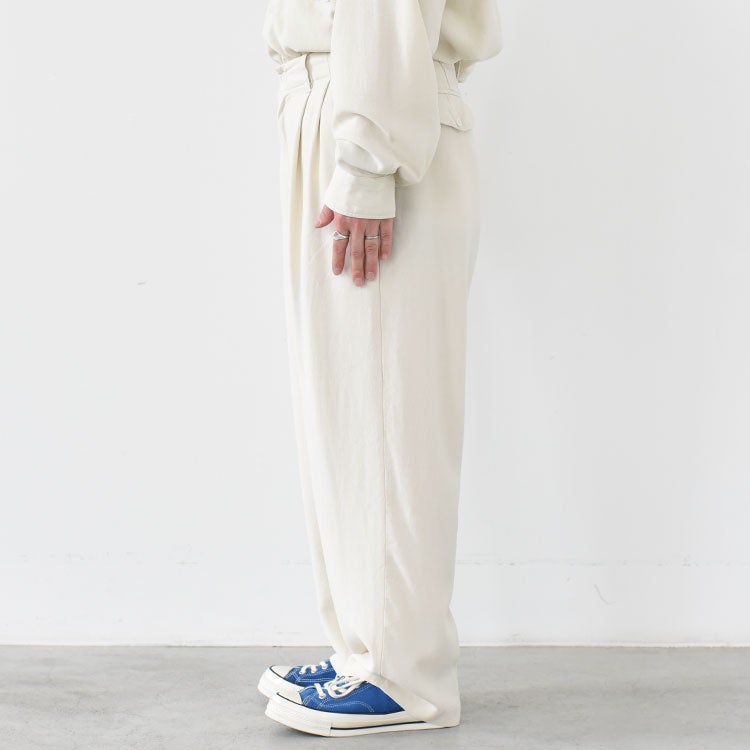 TENCEL WIDE SLACKS テンセルワイドスラックス