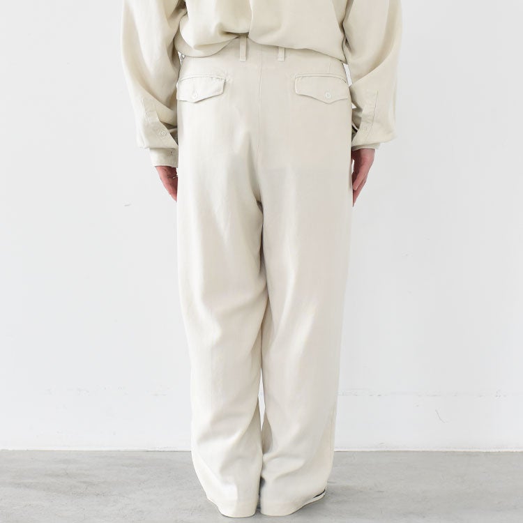 TENCEL WIDE SLACKS テンセルワイドスラックス