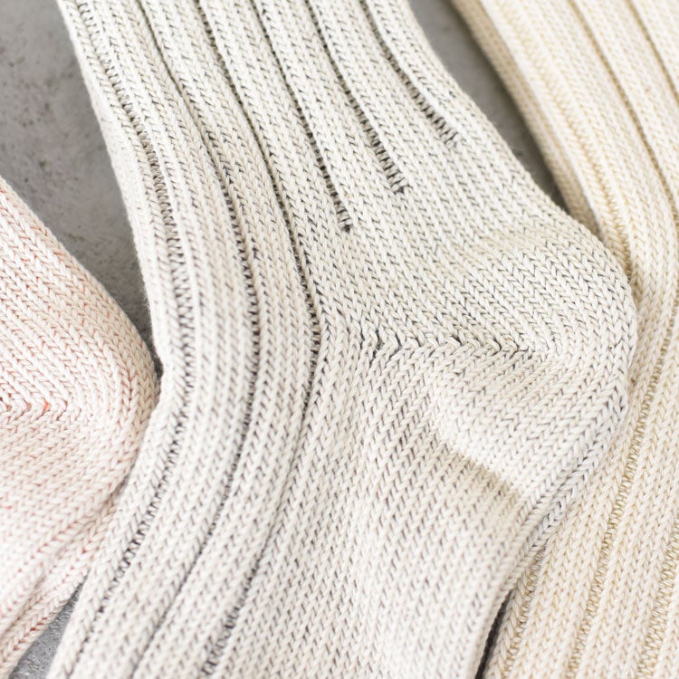 ORGANIC COTTON WIDE RIB SOCKS オーガニックコットン ワイドリブソックス