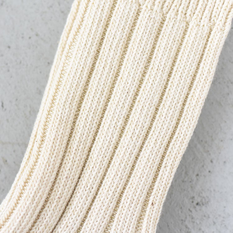 ORGANIC COTTON WIDE RIB SOCKS オーガニックコットン ワイドリブソックス