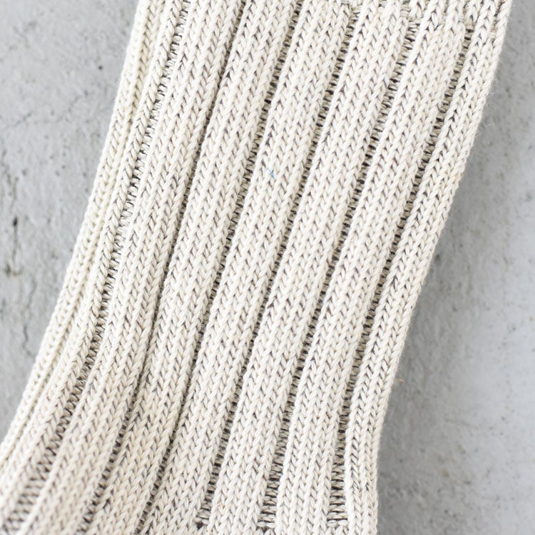 ORGANIC COTTON WIDE RIB SOCKS オーガニックコットン ワイドリブソックス