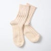 ORGANIC COTTON WIDE RIB SOCKS オーガニックコットン ワイドリブソックス