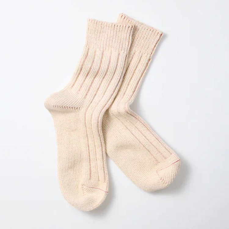 ORGANIC COTTON WIDE RIB SOCKS オーガニックコットン ワイドリブソックス