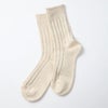 ORGANIC COTTON WIDE RIB SOCKS オーガニックコットン ワイドリブソックス