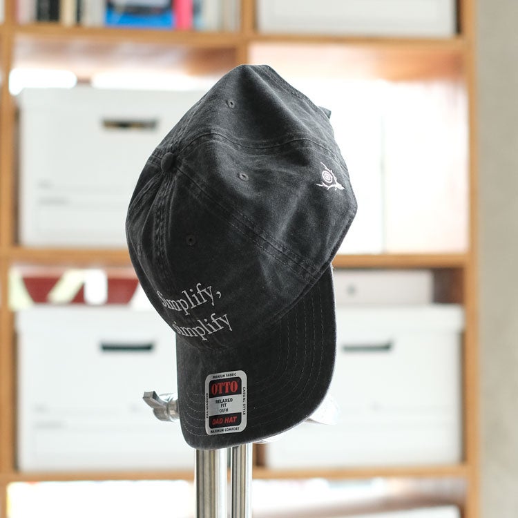 Strap Back Cap "Simplify,simplify"　ストラップバックキャップ