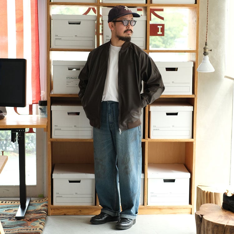 SST PLEATHER JK スリーストライプ プレザージャケット