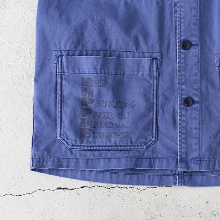 HANDWRITING PRINT COVERALL ハンドライティングカバーオール