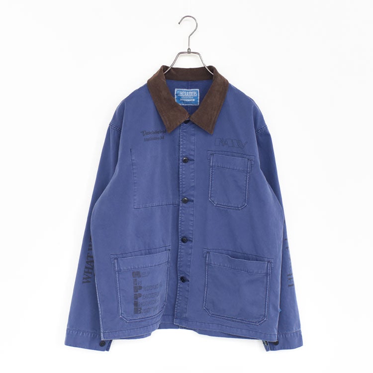 HANDWRITING PRINT COVERALL ハンドライティングカバーオール