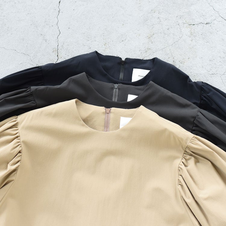 SALE 10％OFF】NYLON 2WAY BALLOON SLEEVE ONEPIECE ナイロン2way
