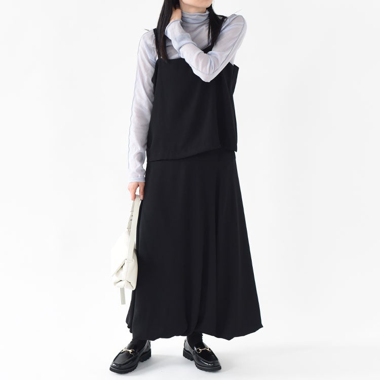georgette balloon long skirt ジョーゼット バルーンロングスカート