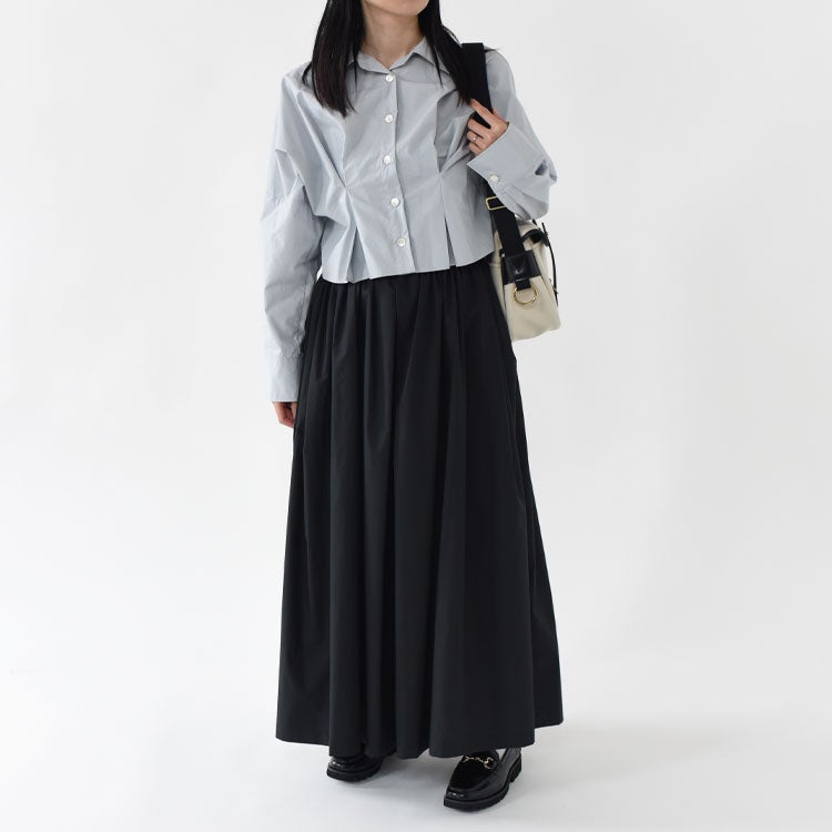 volume flare pants ボリュームフレアパンツ/1-260111/mizuiro ind