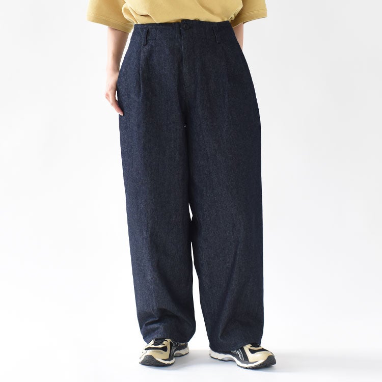 VINTAGE DENIM ONE TUCK PANTS　ヴィンテージデニムワンタックパンツ