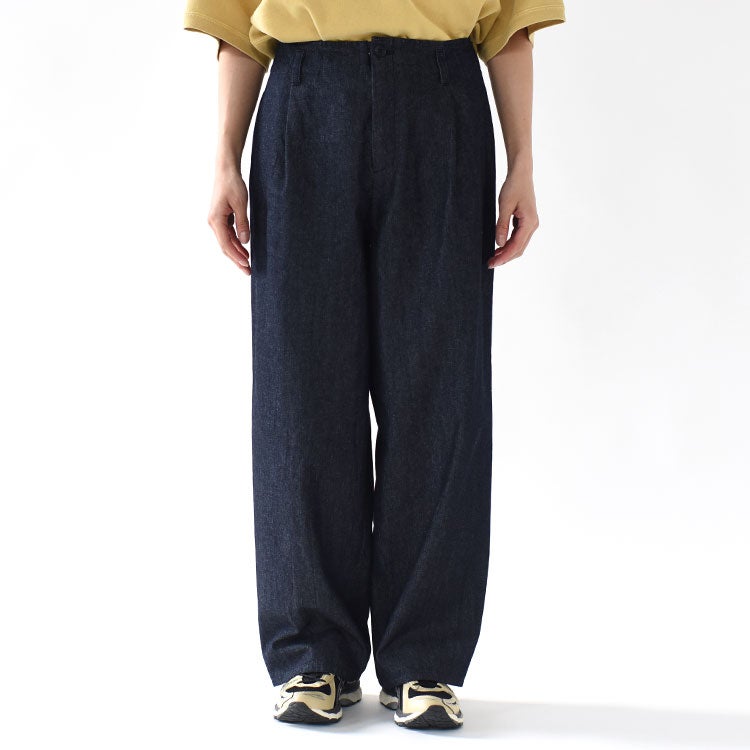 VINTAGE DENIM ONE TUCK PANTS　ヴィンテージデニムワンタックパンツ