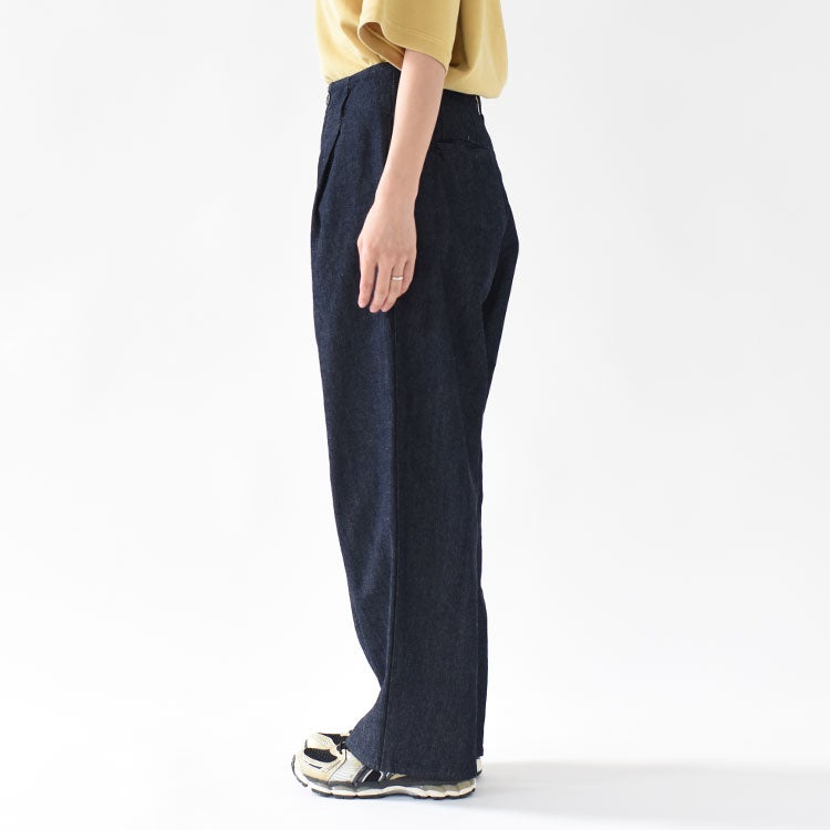 VINTAGE DENIM ONE TUCK PANTS　ヴィンテージデニムワンタックパンツ