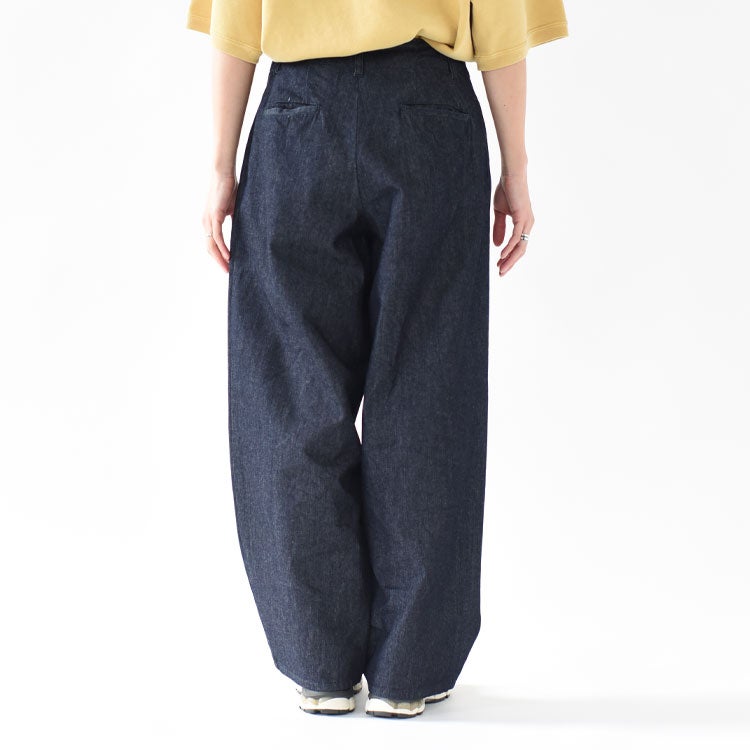 VINTAGE DENIM ONE TUCK PANTS　ヴィンテージデニムワンタックパンツ