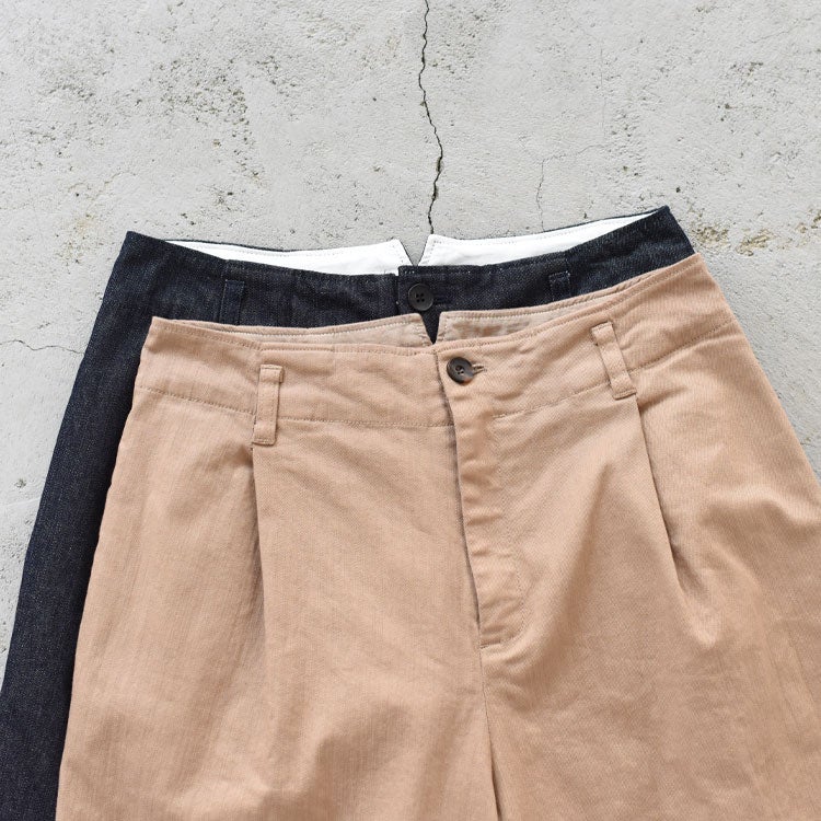 VINTAGE DENIM ONE TUCK PANTS　ヴィンテージデニムワンタックパンツ
