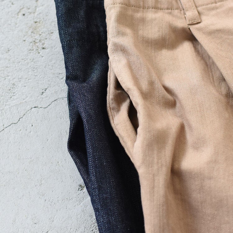 VINTAGE DENIM ONE TUCK PANTS　ヴィンテージデニムワンタックパンツ