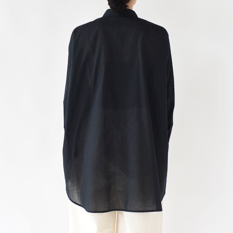 T/C sheer wide shirt T/Cシアーワイドシャツ