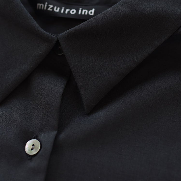 SALE 30％OFF】T/C sheer wide shirt T/Cシアーワイドシャツ/1-230162