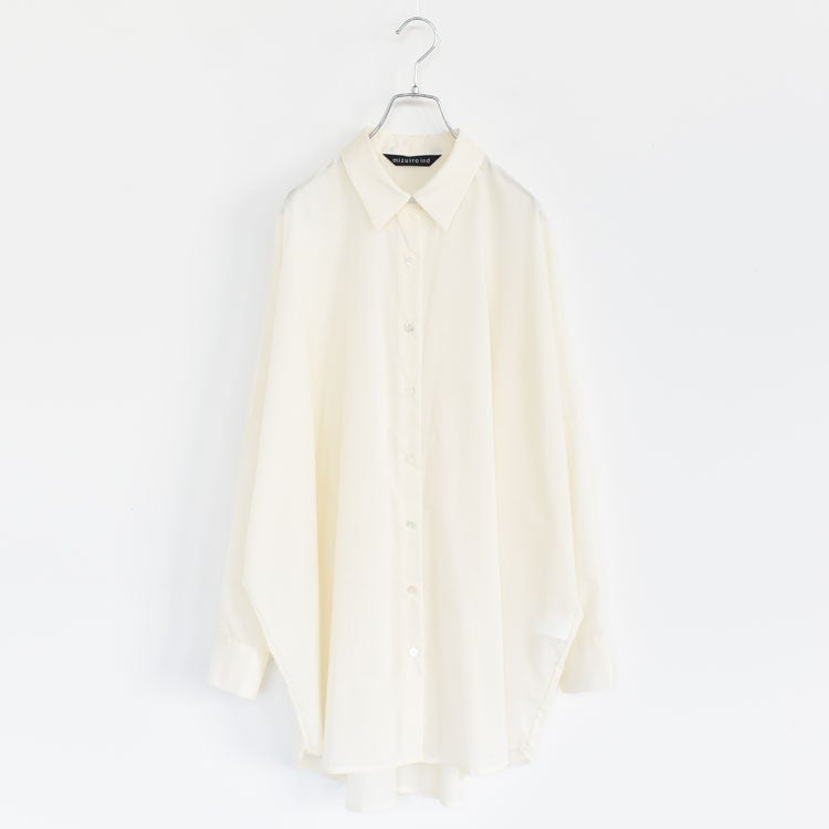 SALE 30％OFF】T/C sheer wide shirt T/Cシアーワイドシャツ/1-230162