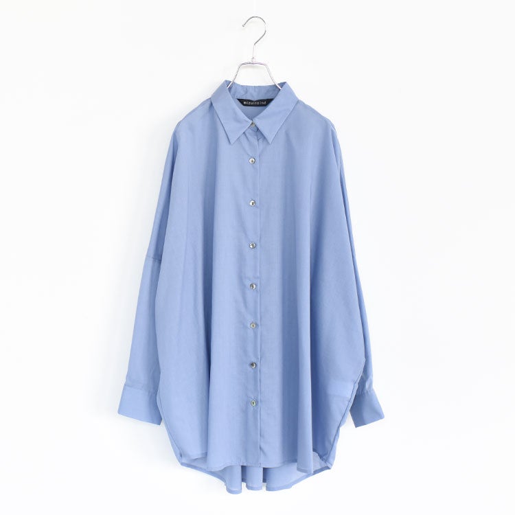 T/C sheer wide shirt T/Cシアーワイドシャツ