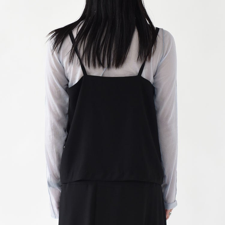 SALE 20％OFF】georgette camisole ジョーゼットキャミソール/1-230166
