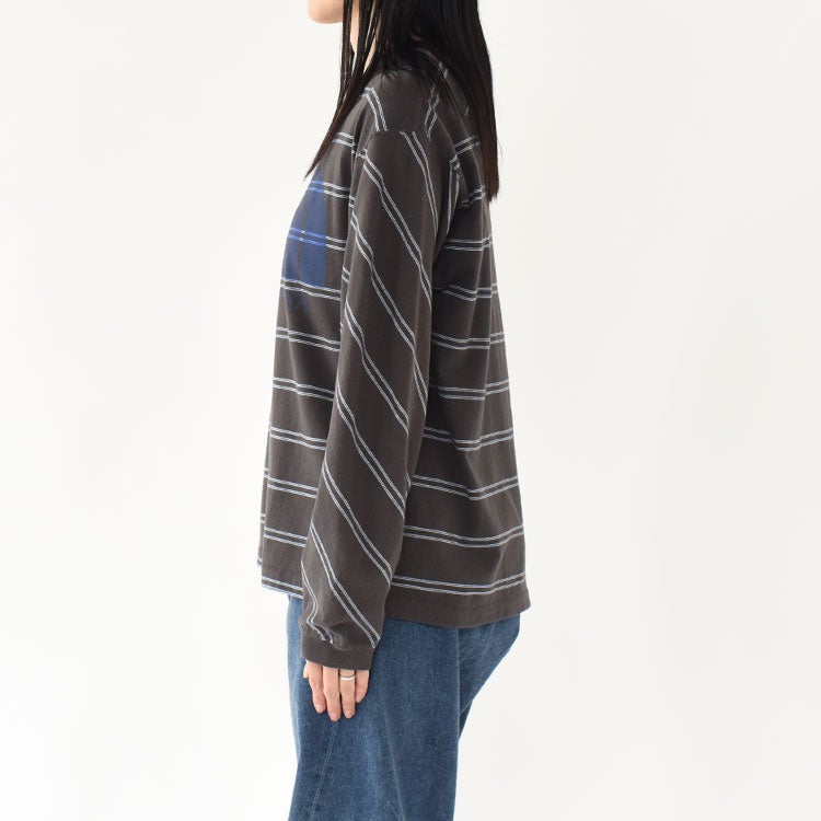 Field Long Sleeve Striped Tee フィールド ロングスリーブ ストライプTシャツ