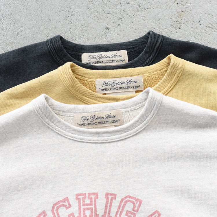 SP加工裏毛半袖スウェットMICHIGAN