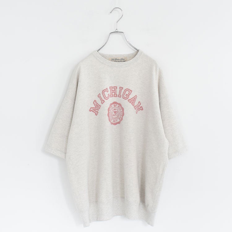 SP加工裏毛半袖スウェットMICHIGAN
