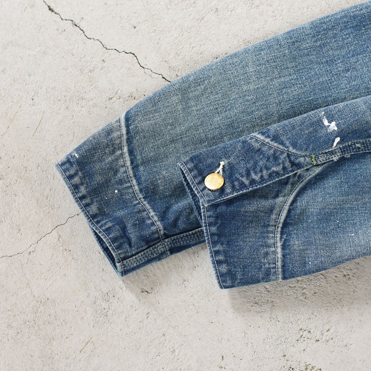 11oz. BLUE DENIM WORK COAT AGED MODEL 11オンス ブルーデニム ワークコート エイジモデル