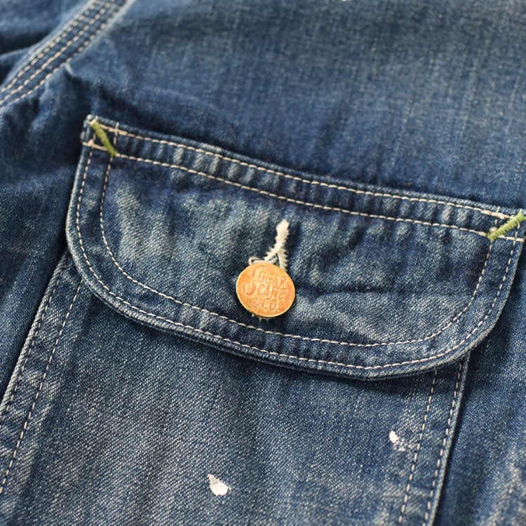 11oz. BLUE DENIM WORK COAT AGED MODEL 11オンス ブルーデニム ワーク