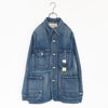 11oz. BLUE DENIM WORK COAT AGED MODEL 11オンス ブルーデニム ワークコート エイジモデル