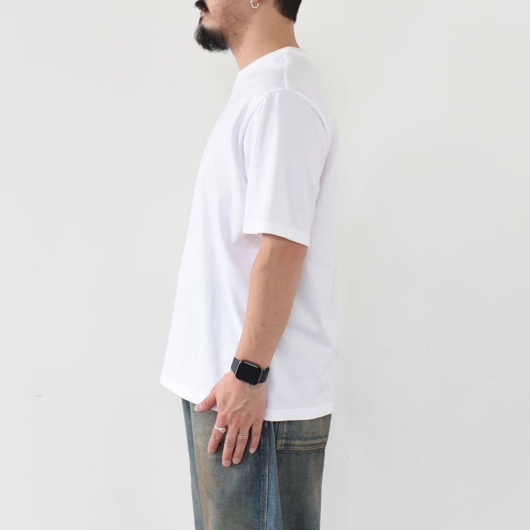 Organic Cotton Knit 40/2 Crew Neck Tee オーガニックコットン40/2天竺 クルーネックTシャツ