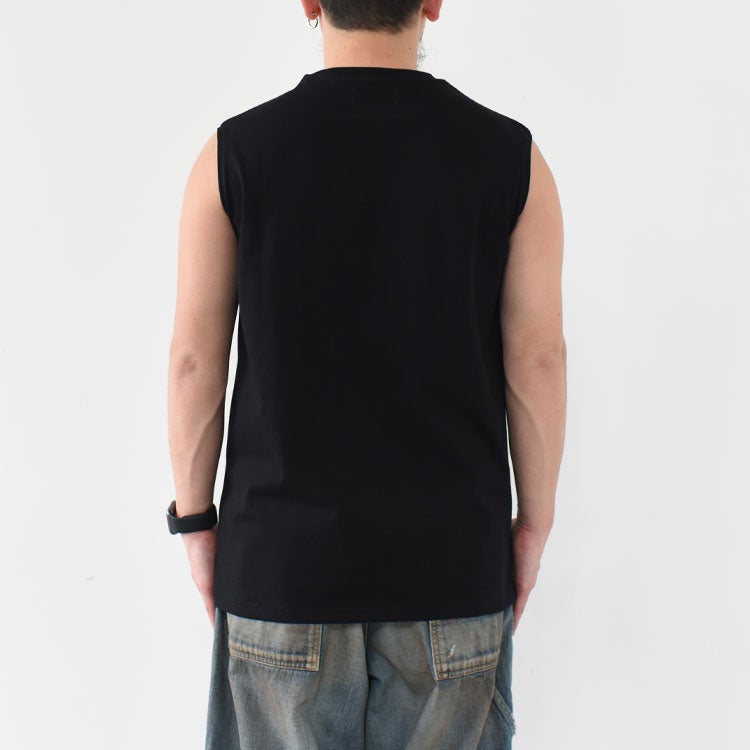 Organic Cotton Knit 40/2 Sleeveless Tee オーガニックコットン40/2天竺 スリーブレスTシャツ