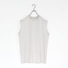 Organic Cotton Knit 40/2 Sleeveless Tee オーガニックコットン40/2天竺 スリーブレスTシャツ