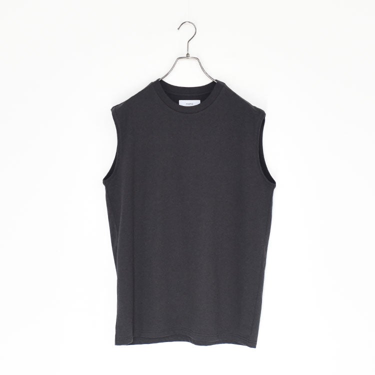 Organic Cotton Knit 40/2 Sleeveless Tee オーガニックコットン40/2天竺 スリーブレスTシャツ
