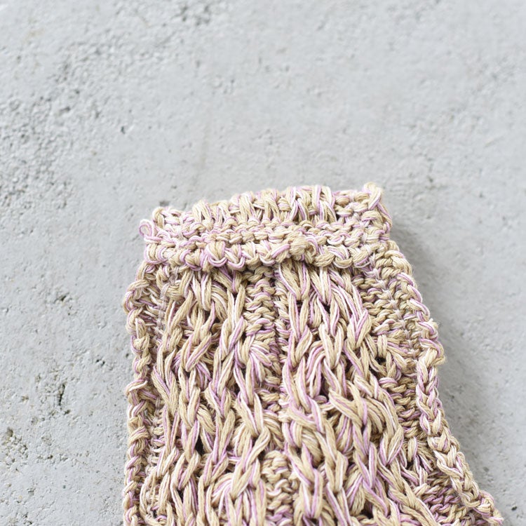 DOUBLE HONEYCOMB MESH-KNIT CROPPED VEST ダブルハニカム メッシュニット クロップドベスト