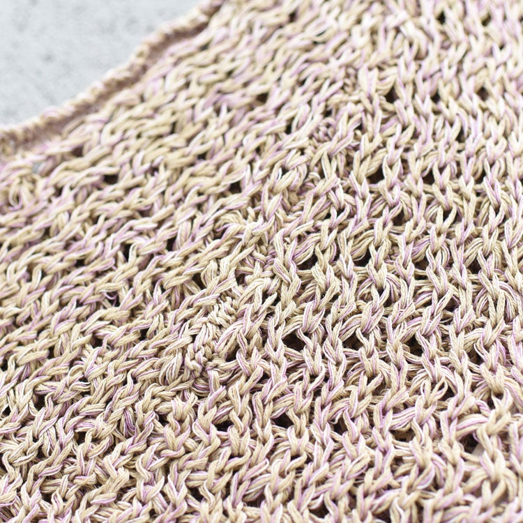DOUBLE HONEYCOMB MESH-KNIT CROPPED VEST ダブルハニカム メッシュニット クロップドベスト